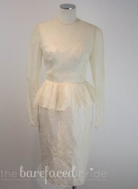 Vintage Peplum Patty Dress
