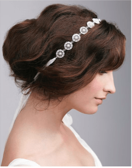 The Lace Band Pearl Crystal Headband by Elizabeth Bower is absolutely beautiful, featuring Swarovski elements and Freshwater pearls. This brand new headpiece is available to try on at The Barefaced Bride studio.