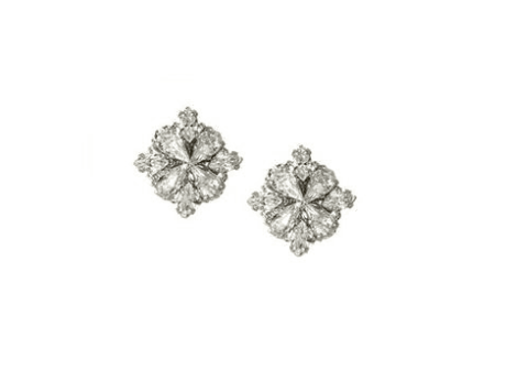 The Grace Studs (large) by Elizabeth Bower are absolutely stunning. Featuring Swarovski crystal, a post back and rhodium plating, these earrings are the perfect way to add a hint of glam to your big day. These brand new earrings are available to try on at The Barefaced Bride studio.